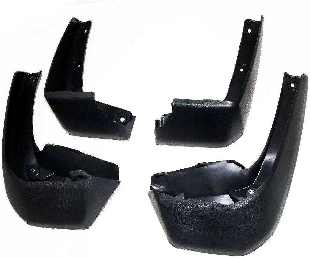 Durable black plastic mud flaps for Honda Jazz by StellerGear