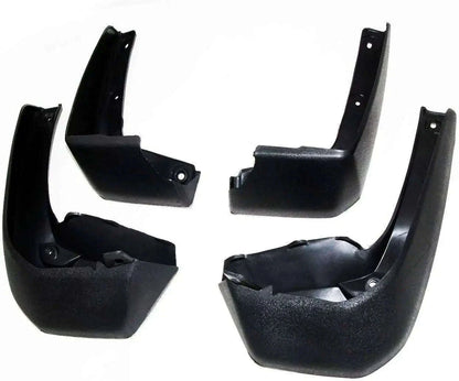 Durable black plastic mud flaps for Honda Jazz by StellerGear