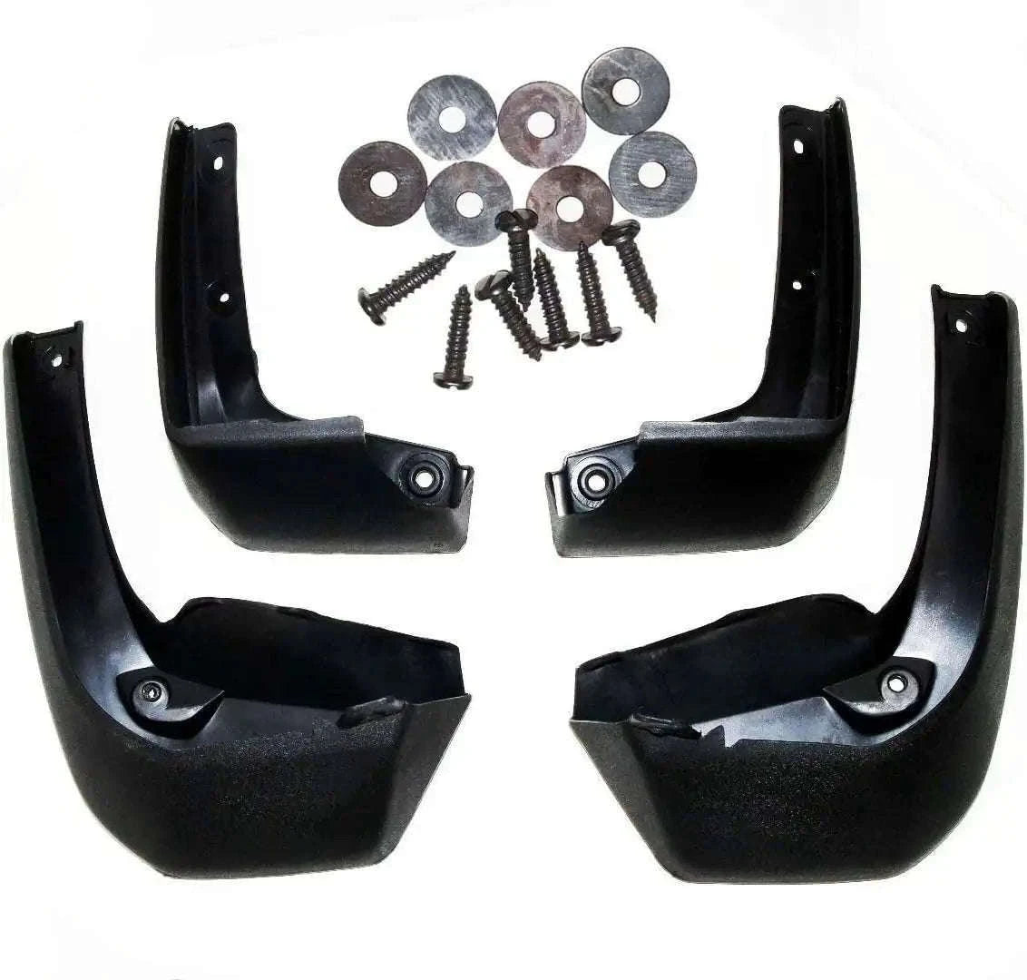 For Mud Flaps Mudguard Splash Guards Cut Type Black Plastic For Honda Jazz StellerGear