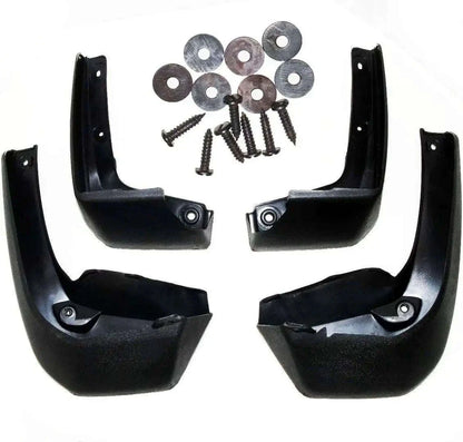 For Mud Flaps Mudguard Splash Guards Cut Type Black Plastic For Honda Jazz StellerGear