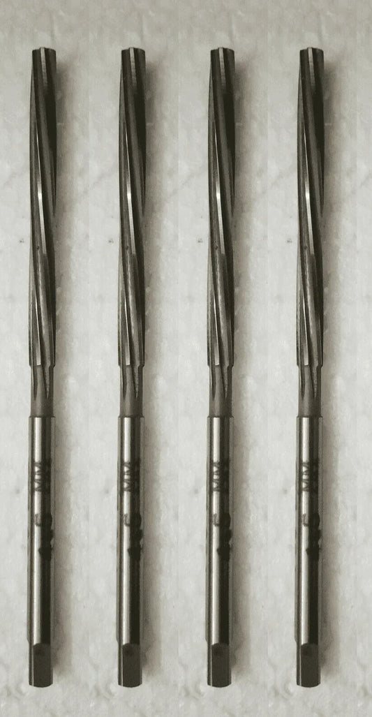 HSS Valve Stem Guide Reamers Set Of 4 Pcs 4mm 4.5mm 5mm 5.5MM Spiral Flutes - StellerGear