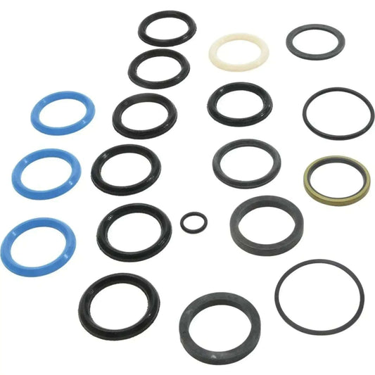 Hydraulic cylinder seal kit with assorted O-rings and gaskets for Ford Tractor models