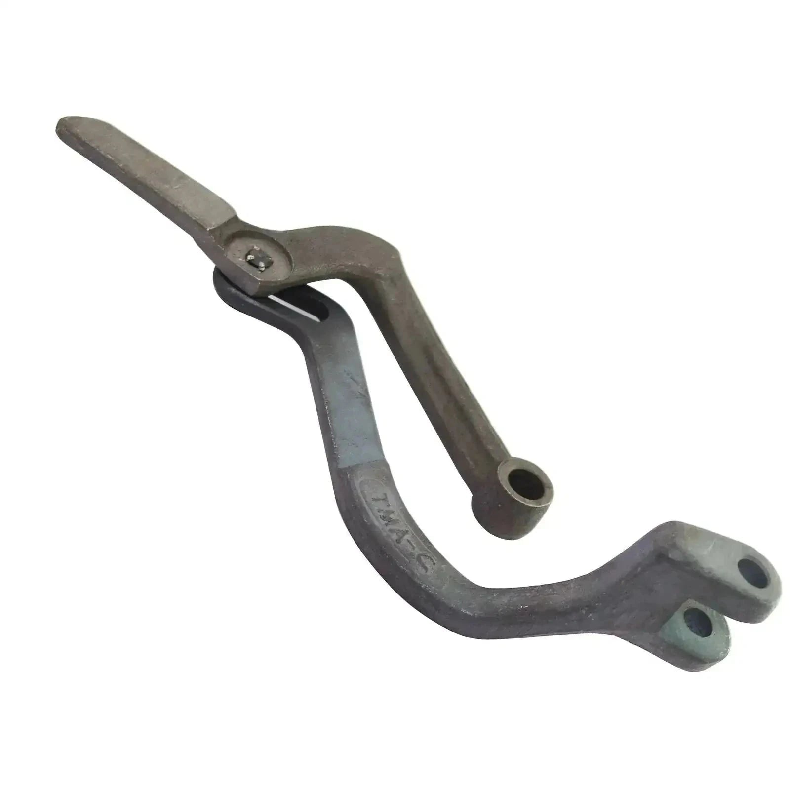 Hydraulic lift draft control connector link and lever assembly for Ford 3600