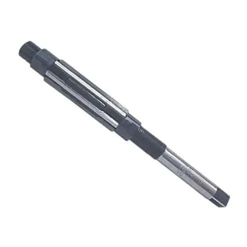Adjustable hand reamer, silver fluted cutting end and dark grip