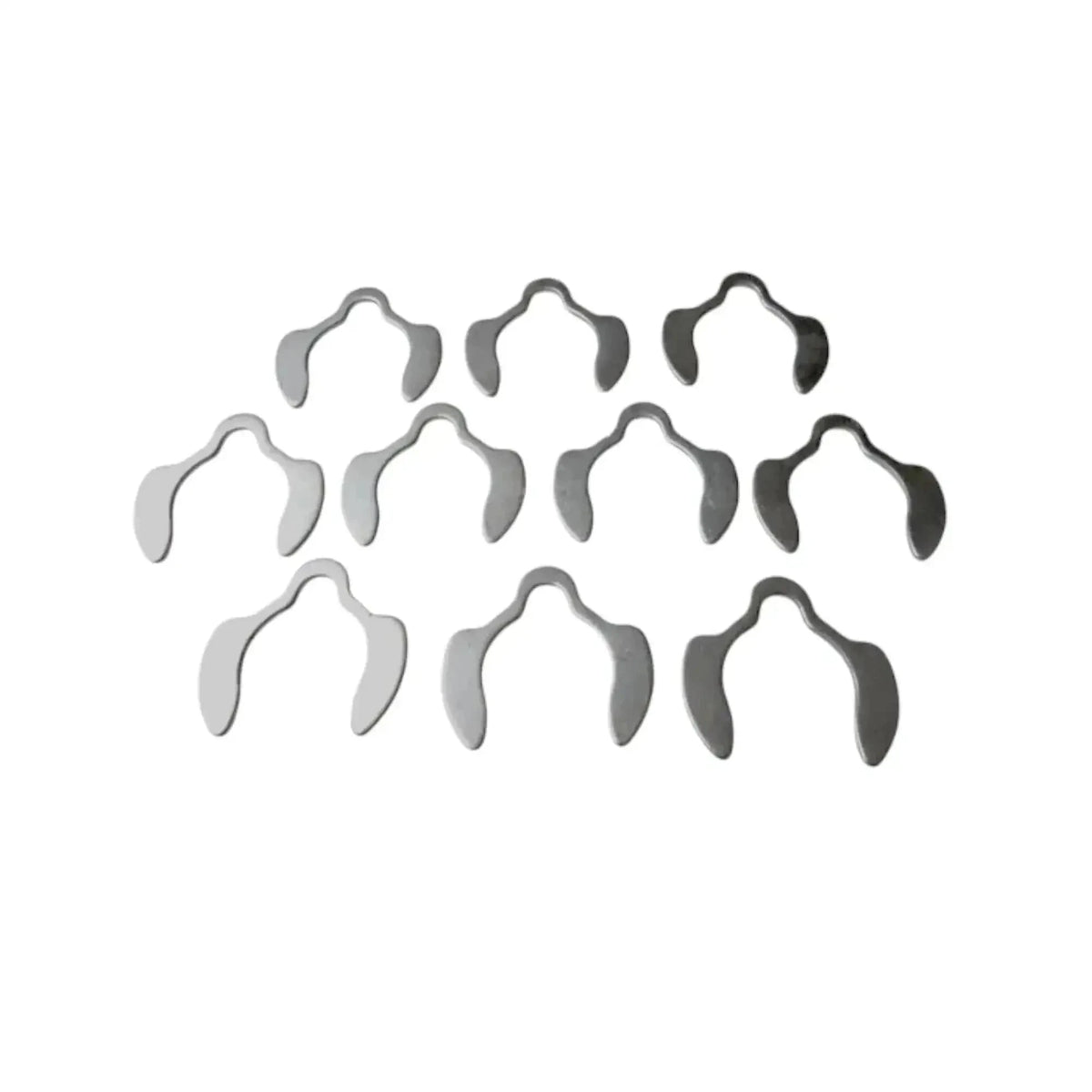 Set of 10 JCB backhoe ring clip 823-00334, durable metal clips for securing components