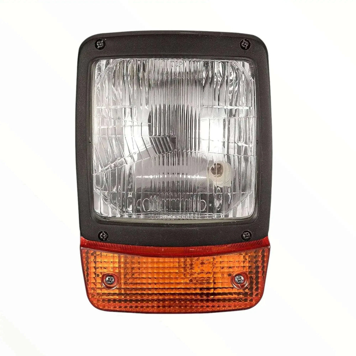 JCB Headlight with Indicator – Amber/Clear Lens 12V (Replacement Part 700/38400) Pair - StellerGear