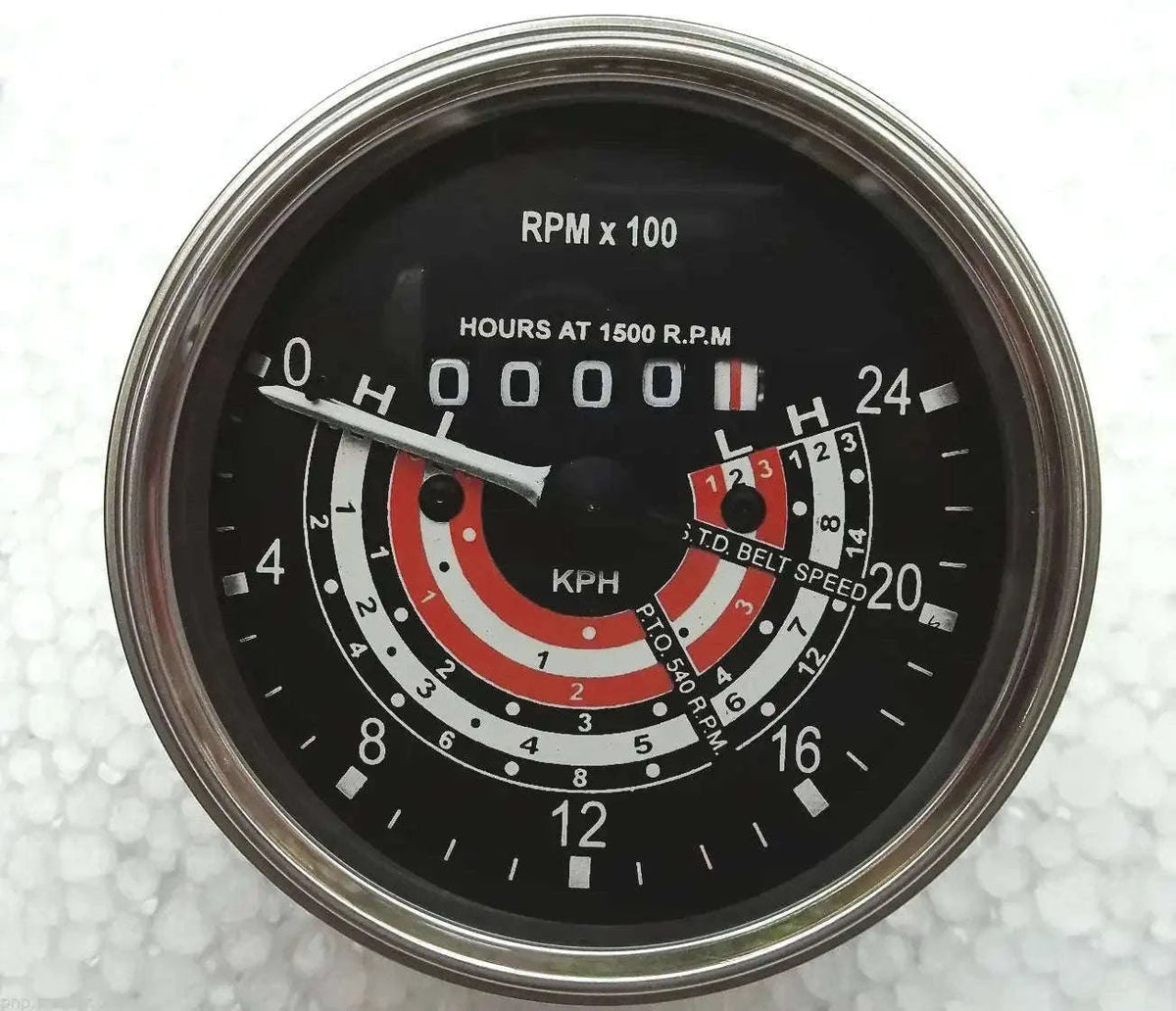 KPHTractormeter Dia 85mm for MF Massey Ferguson and Landini tractors