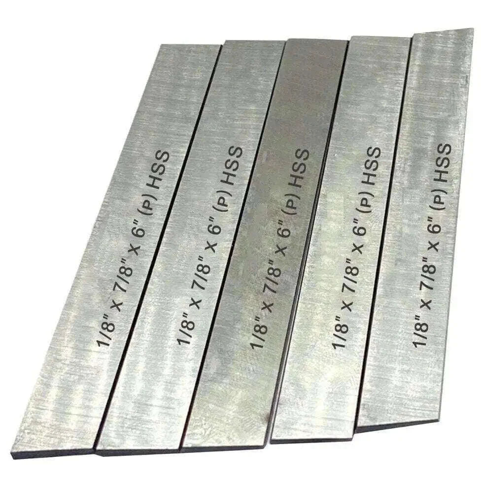Lathe Cut Off Tool Blade Set - 5 Piece HSS M2 Grade by StellerGear
