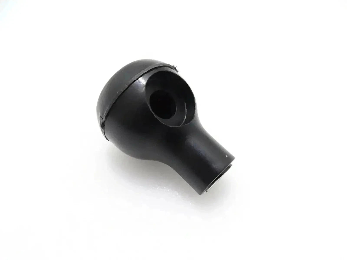 Black plastic loader knob with circular opening