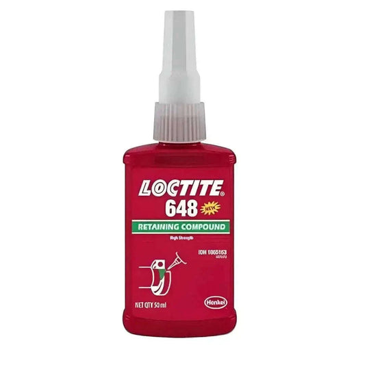 Loctite 648 High Strength Retaining Compound, 50 Ml Bottle - StellerGear
