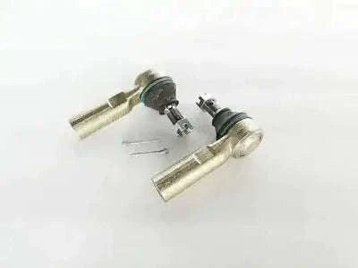Steering tie rod ends set with ball joints and metal rods