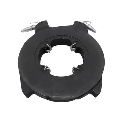 Black brake actuating assembly with central opening and four metal return springs