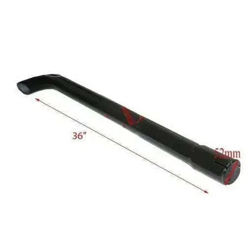Massey Ferguson 365 375 390 Swan Neck Exhaust Silencer Pipe in black enamel