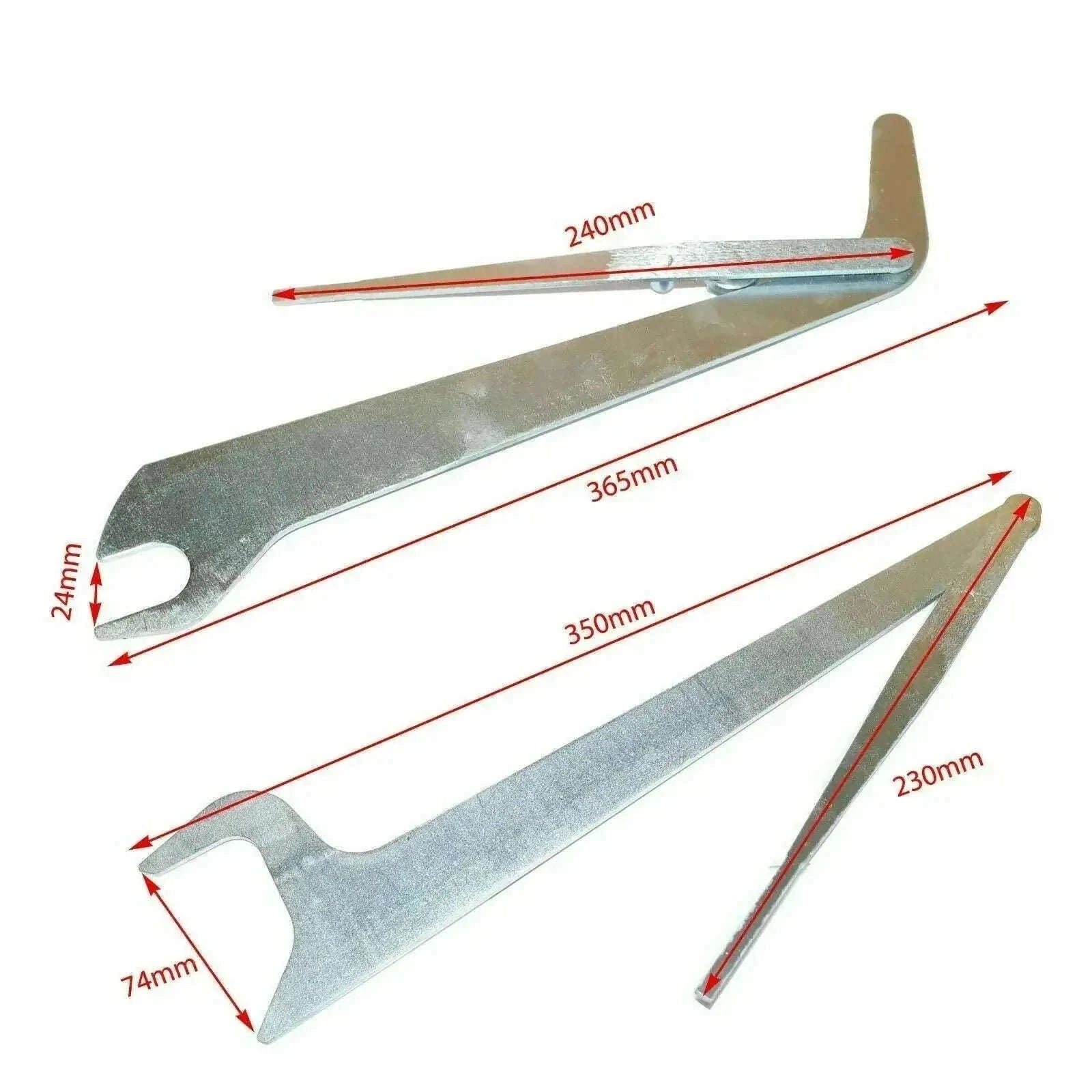 Massey Ferguson 7250 hydraulic linkage control lever set with red guide marks