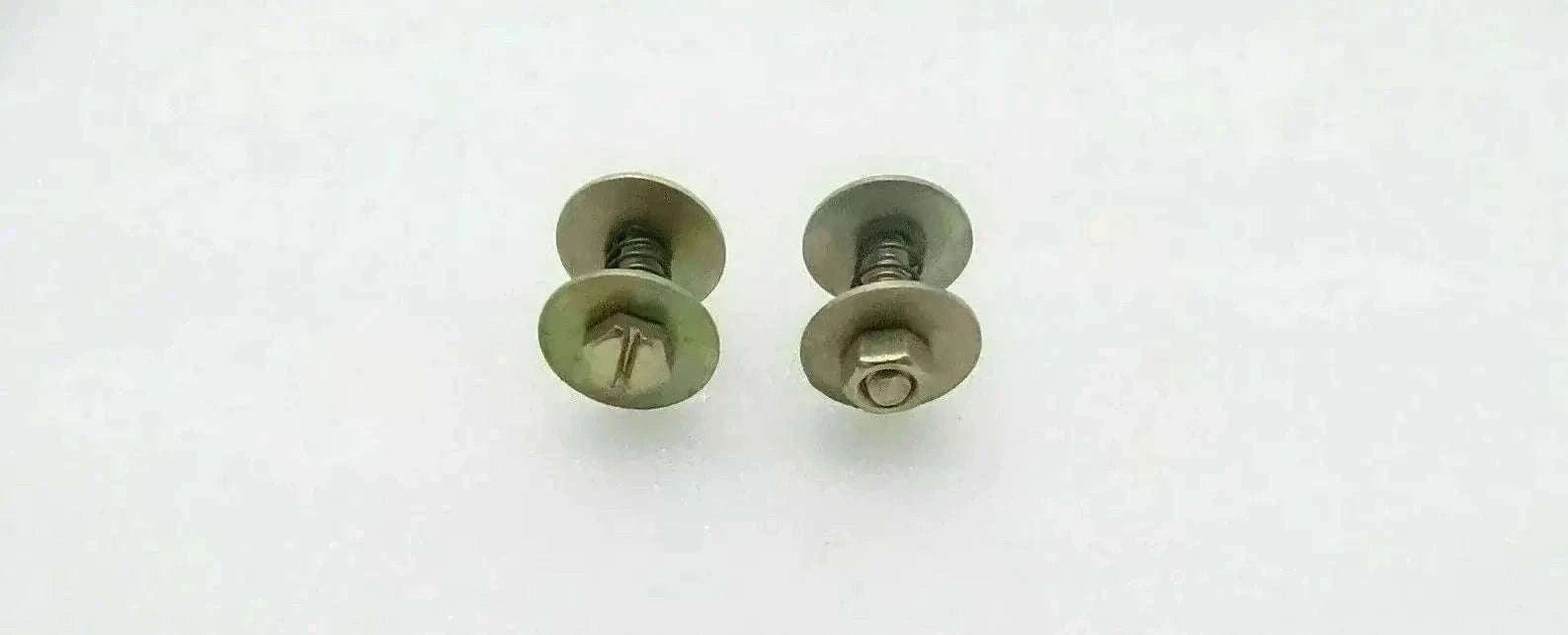 Massey Ferguson throttle control screw bolts for tractors, metal construction.
