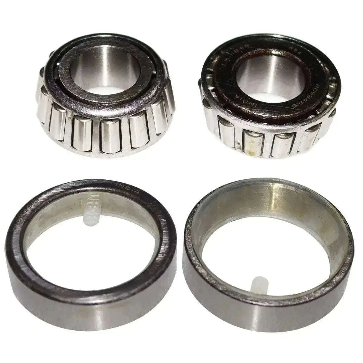 Massey Ferguson Front wheel bearing kit includes steel bearings and collar rings
