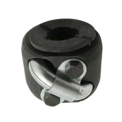 Massey Ferguson MF steering shaft main nut, black housing with metal cross clamp