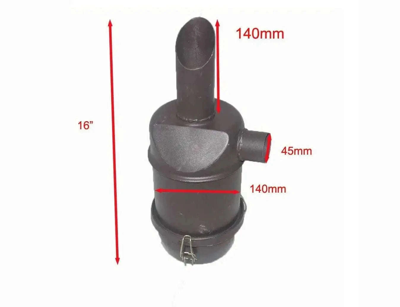 Oil bath air cleaner assembly for Massey Ferguson 35 models