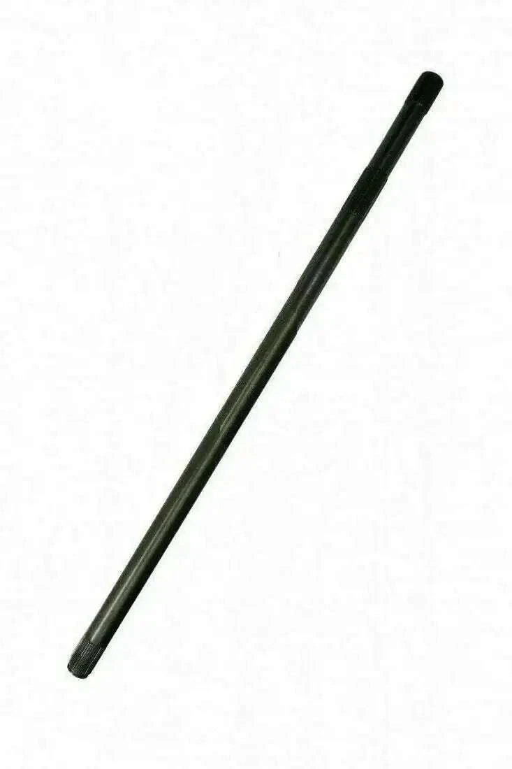 Rear axle driveshaft, dark metal shaft