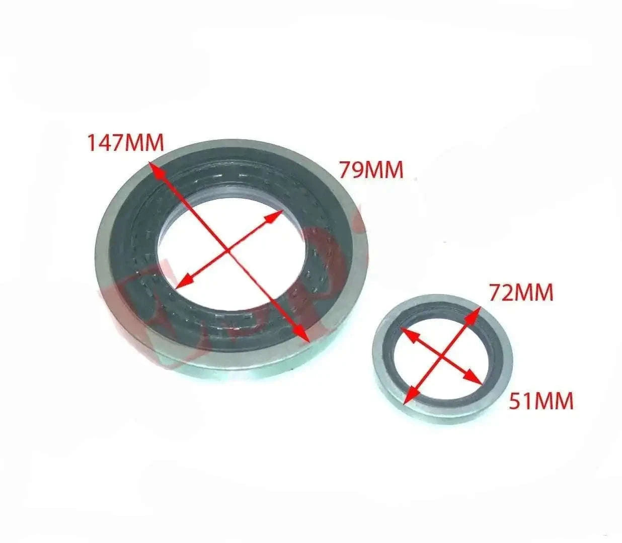 Rear axle inner seal, 147mm outer, 79mm inner diameter