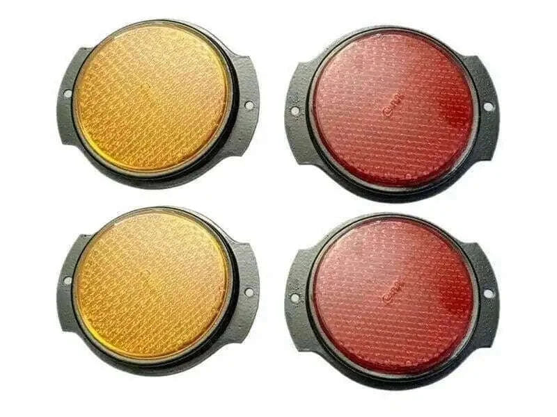 Reflex Reflector Red Amber for Trailer for enhanced visibility