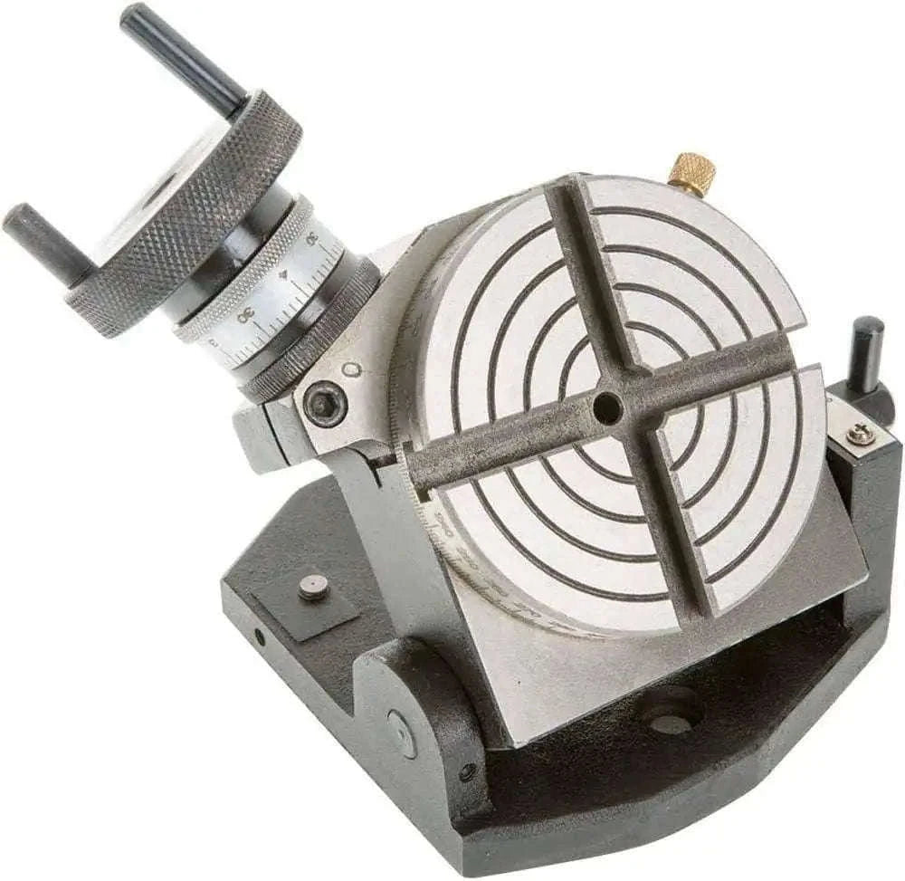 Rotary Table 4 / 100mm (4 Slot) Suitable Horizontal Vertical - StellerGear