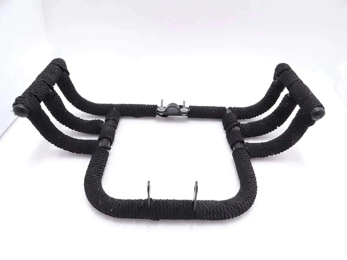 ROYAL ENFIELD AIRFLY FRONT LEG GUARD WRAPPED WITH BLACK ROPE - StellerGear