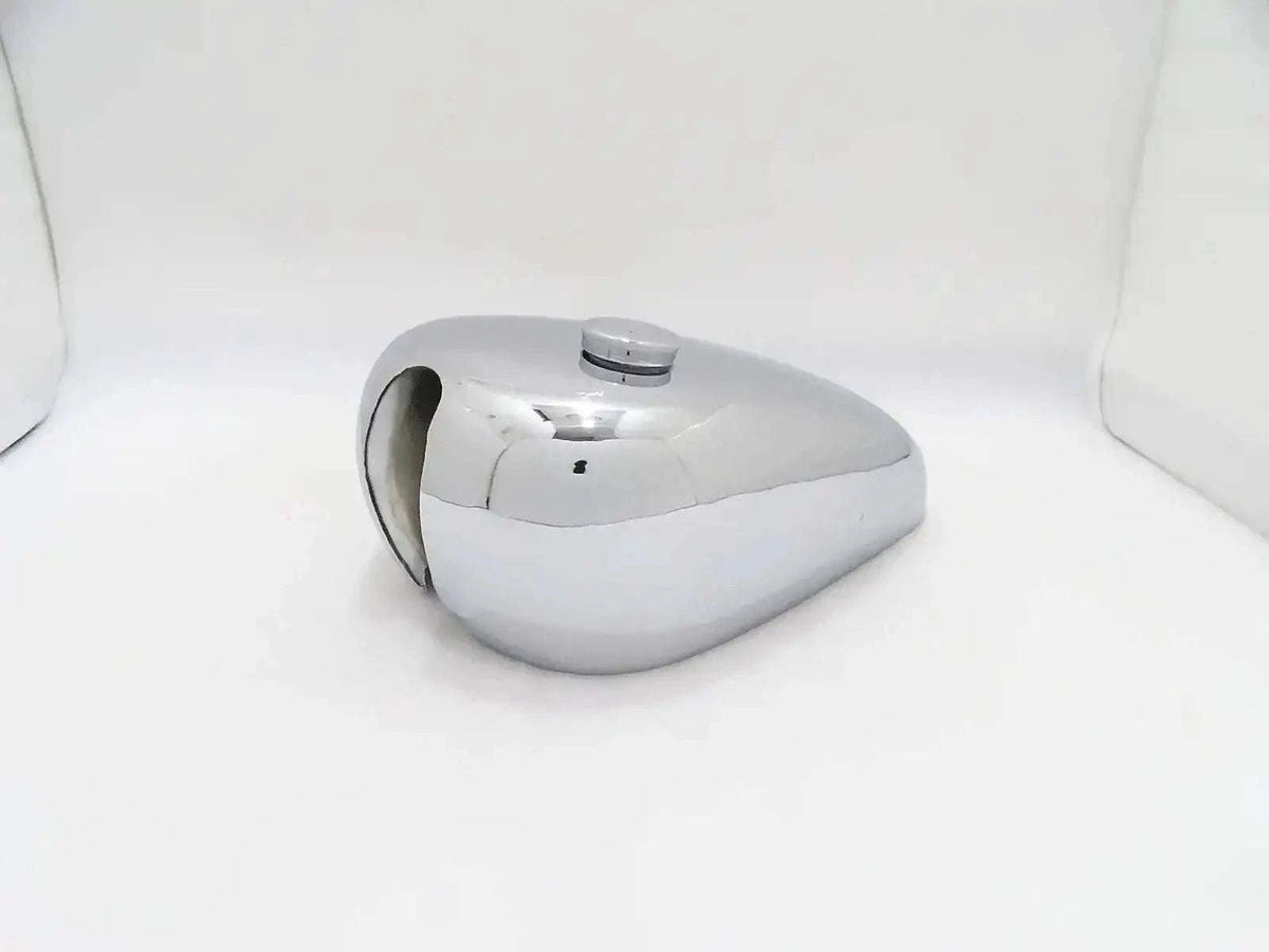 ROYAL ENFIELD J,G MODELS 1946 & ONWARDS CHROME FUEL TANK WITH CAP - StellerGear