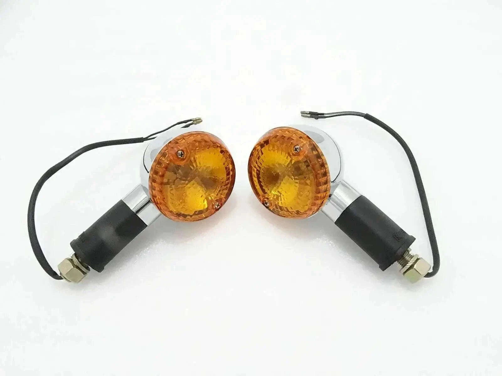 ROYAL ENFIELD ORANGE FACED INDICATORS PAIR - StellerGear