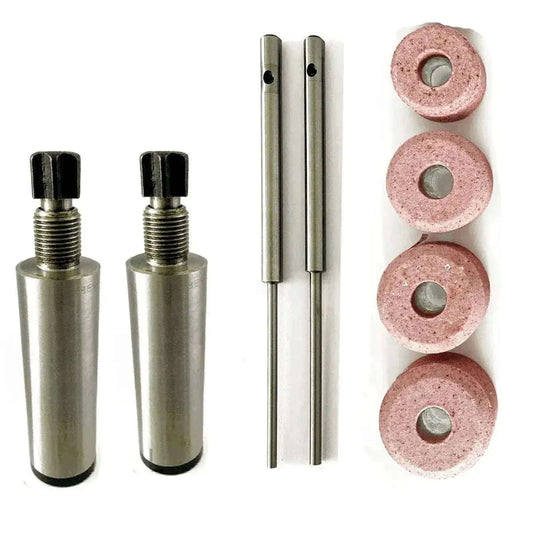 Sioux valve seat grinding kit with steel grinding stones and two adjustable grinding tools for precise valve seating