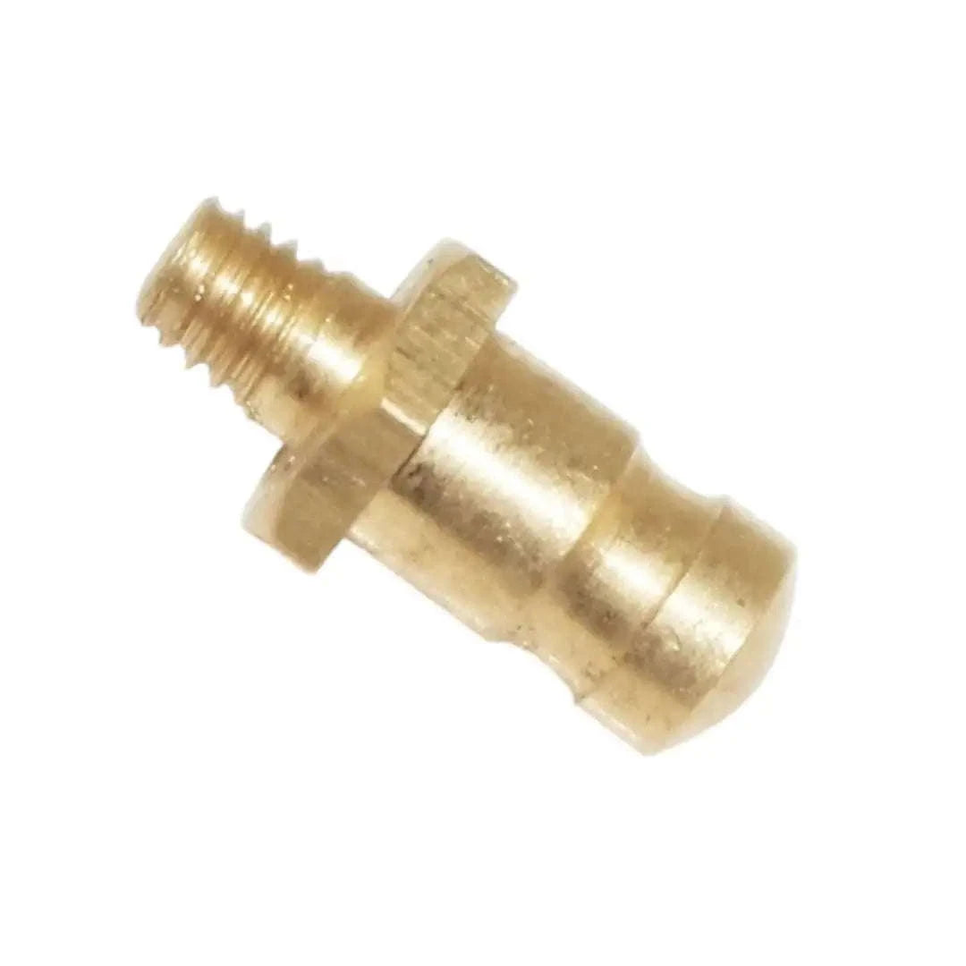 Brass soft top snap fastener hook stud, durable, used for securing soft tops in vehicles
