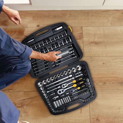 STANLEY 91-931 120-Piece Master Tool Set with Compact Case StellerGear
