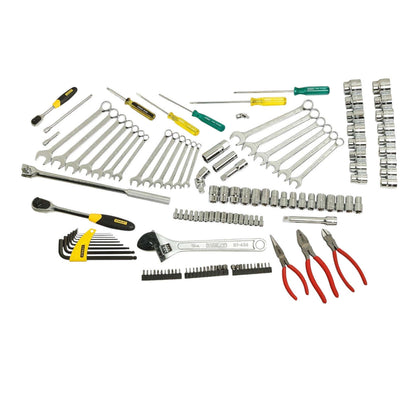 STANLEY 99-059 Metric Tool Kit for Automotive Use (132-Pieces),Multicolour, 24 x 9 Centimeter StellerGear