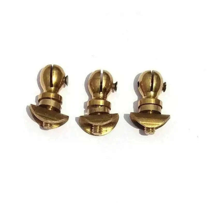 StellerGear Brass Number Plate Nuts for Vehicle Parts - StellerGear