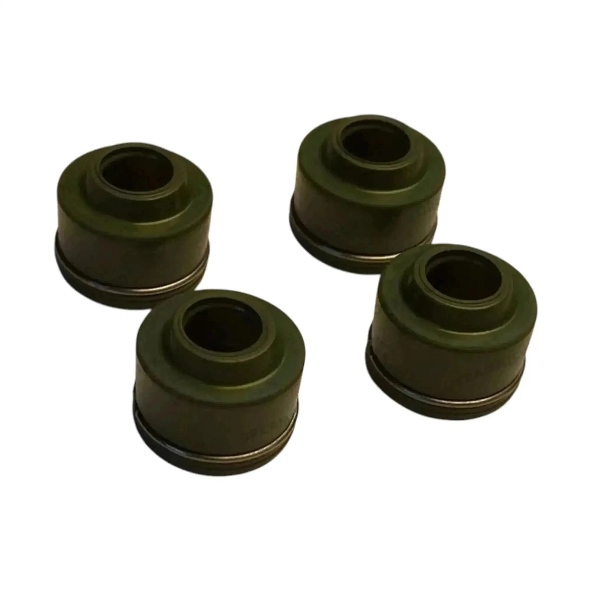 Set of four stem valve oil seals for 390 ktm duke, durable rubber construction for effective sealing