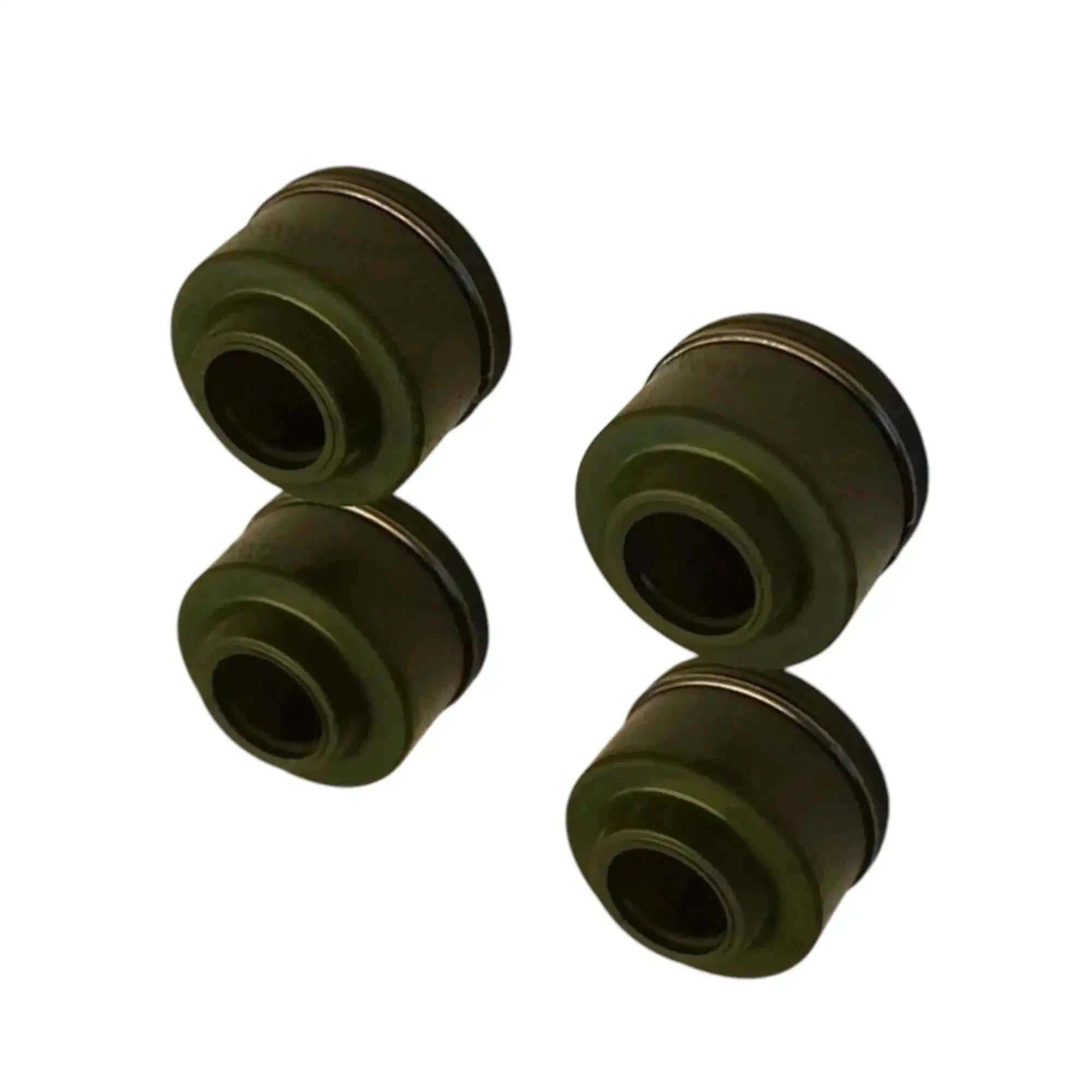Set of four stem valve oil seals for 390 ktm duke made of durable rubber for effective engine sealing
