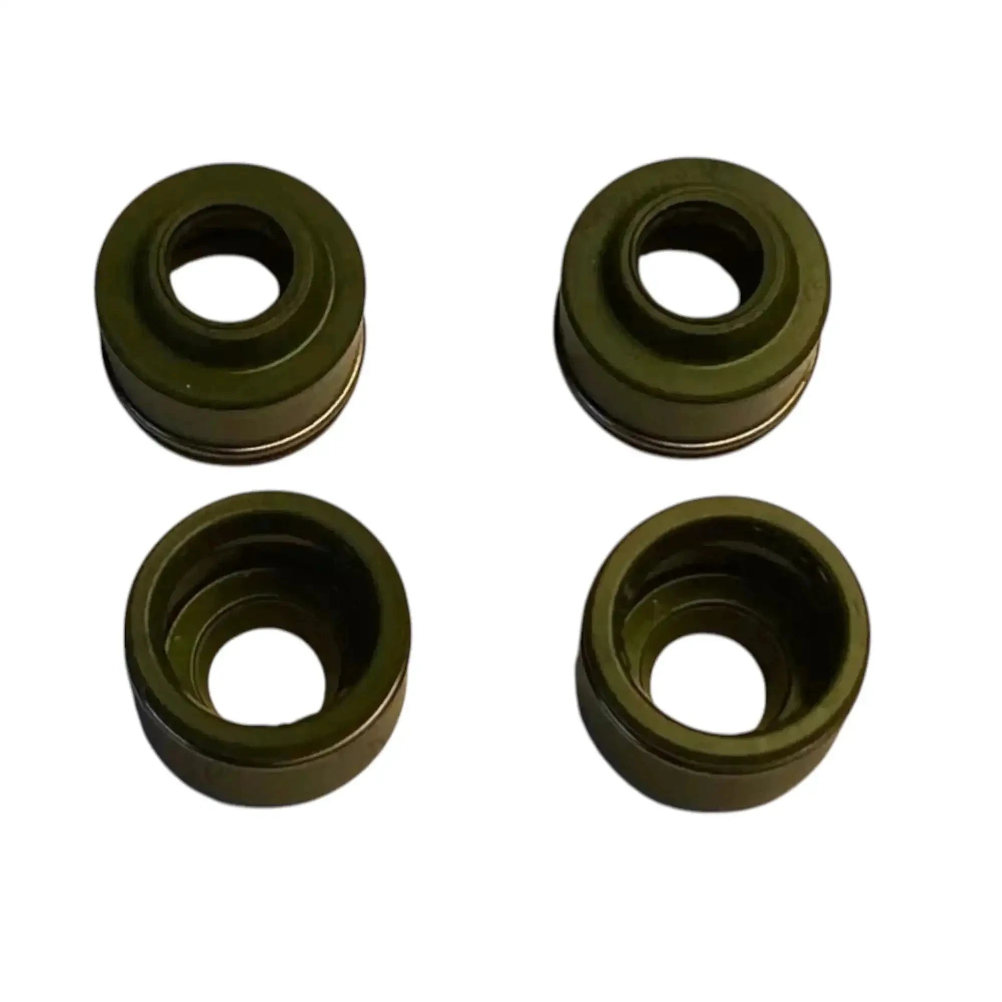Set of four stem valve oil seals for 390 ktm duke, durable rubber material for optimum engine performance