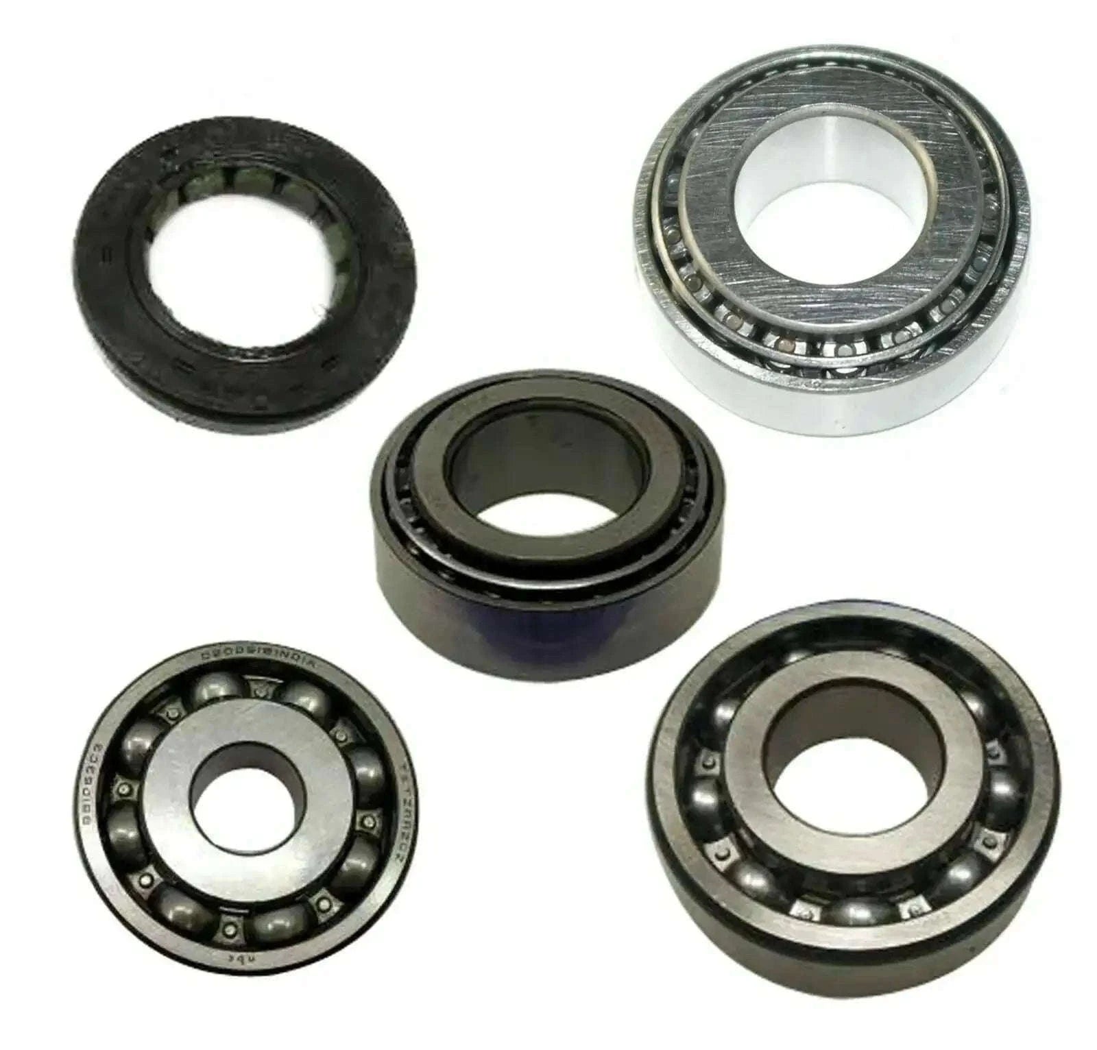 Suzuki Alto 2009-2016 gearbox bearing service kit including five durable bearings and seals.