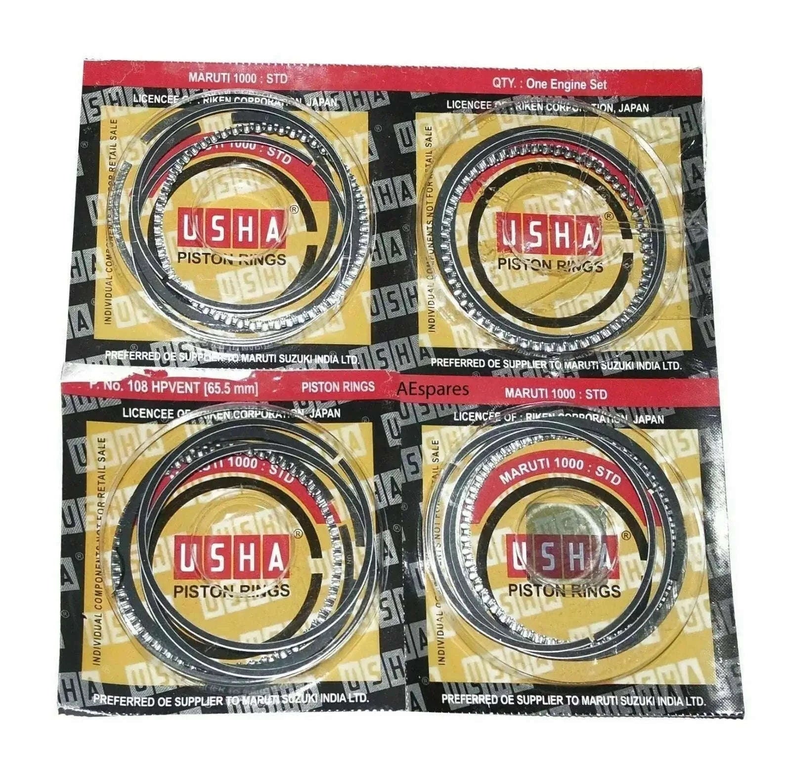 Suzuki Samurai Piston Ring Set F10a SJ410 for Optimal Performance