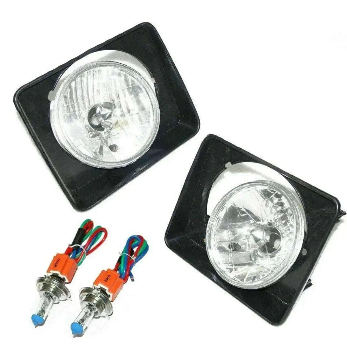 Suzuki Samurai SJ410 Jimny Headlight Bezel Set with 7" Headlamp