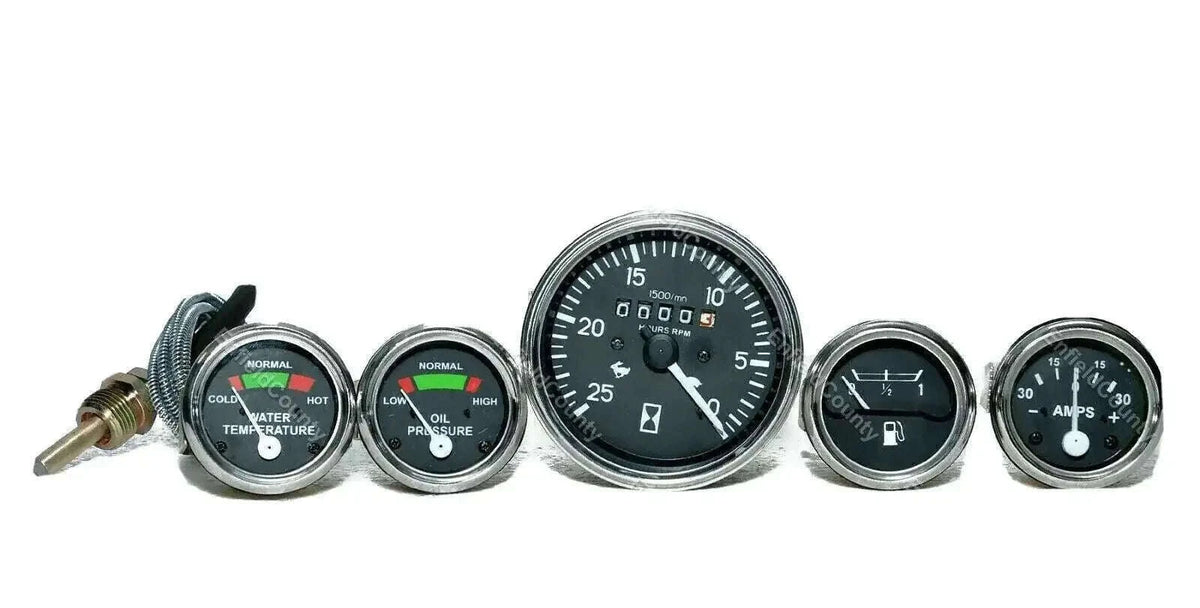 Massey Ferguson Tachometer Gauge Set for MF35 MF50 MF65 MF135 MF150 MF165 - StellerGear