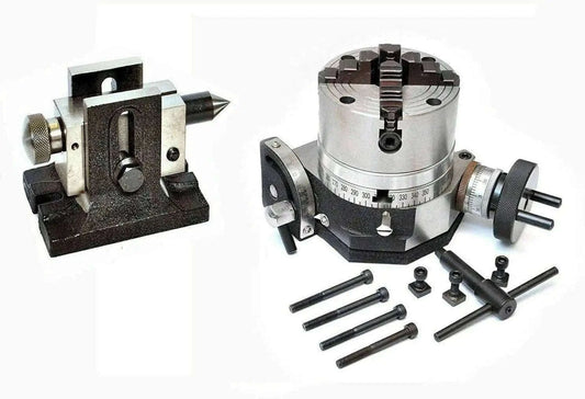 Tilting Rotary Table 4" With 100mm - StellerGear
