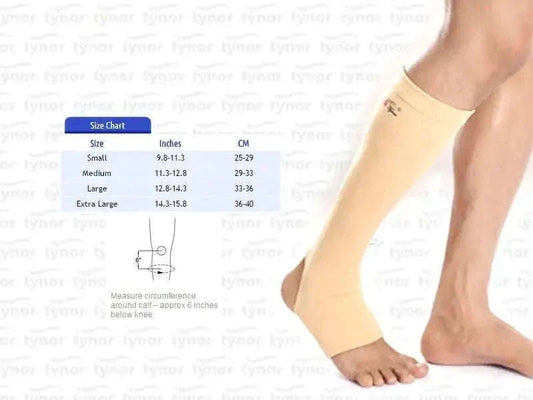 Tynor Anti-Embolism 15-20 mmHg Compression Stockings Knee - Large - StellerGear