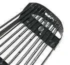 Black long seat base showing spring rows and side mounting plate