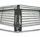 Metal spring seat base center bar with rows of parallel rods