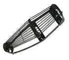 Curved black seat base with metal spring rods and end mounting tabs