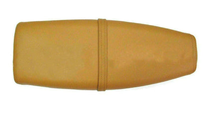 Bright yellow single seat saddle for Vespa PE PX LML T5 models