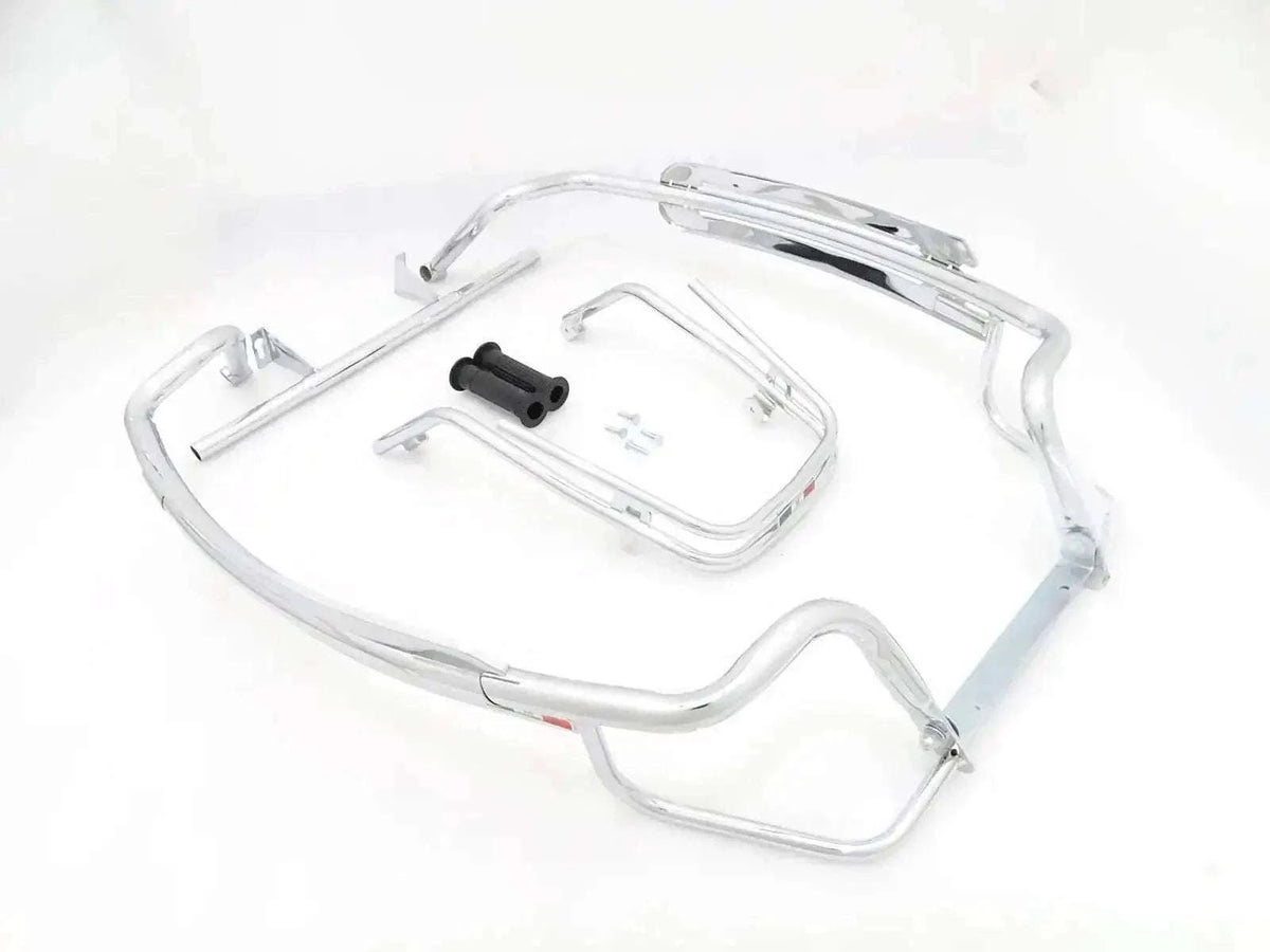VESPA PX LML STELLA Crash Bars - Chromed Footrest & Bumper