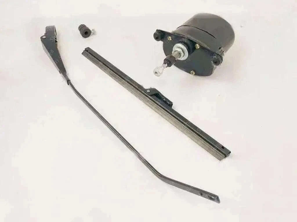 12V windshield wiper motor and blade kit for Willys Jeep